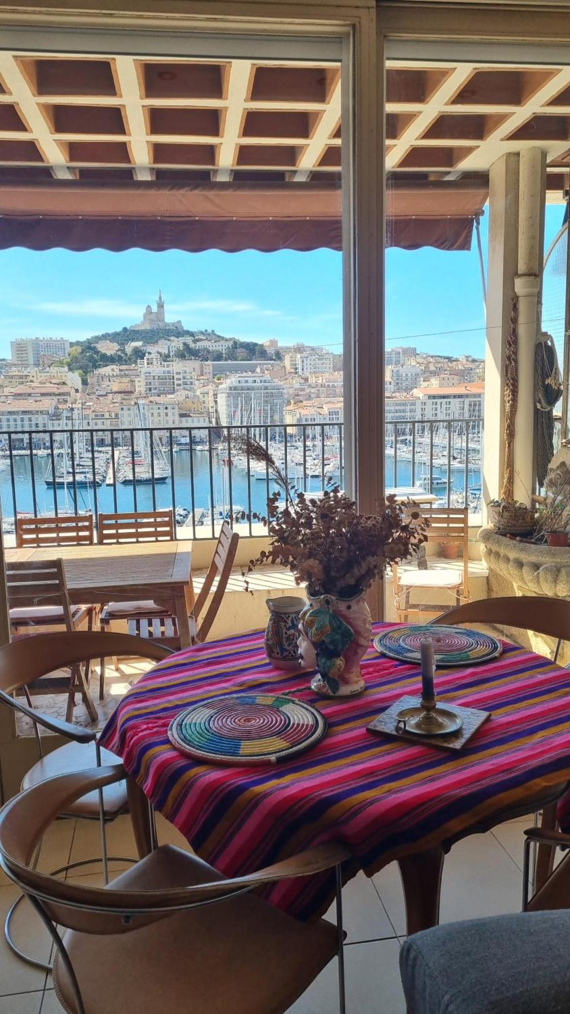 Grand T2 Surplombant Le Vieux Port Marseille Lejlighed Eksteriør billede